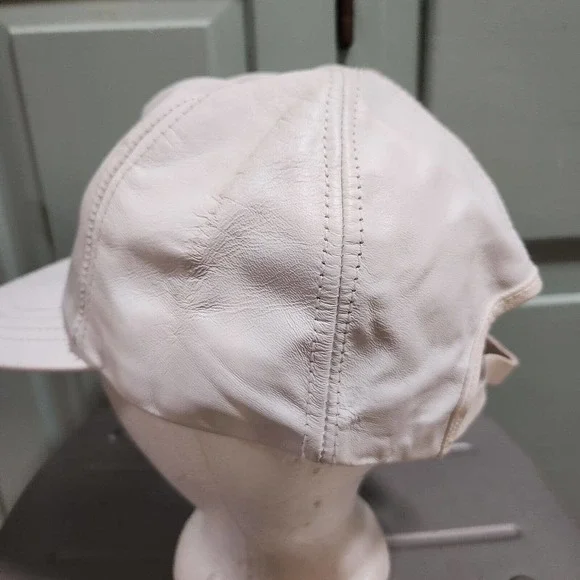 VTG Polaris WaterCraft Water Craft Leather Adjustable Strapback Hat Cap